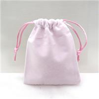pink Velvet Jewelry Pouch, approx 10x12cm [JPB14-10X12CM]