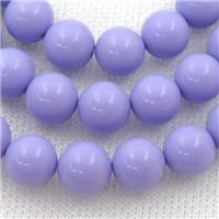 Synthetic Coral Beads, lavender, round, approx 12mm dia [PSRN89-12MM]