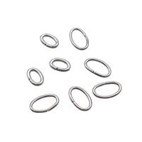 Raw Stainless Steel Oval JumpRing, approx 5x7mm [SSB2329-5X7MM]