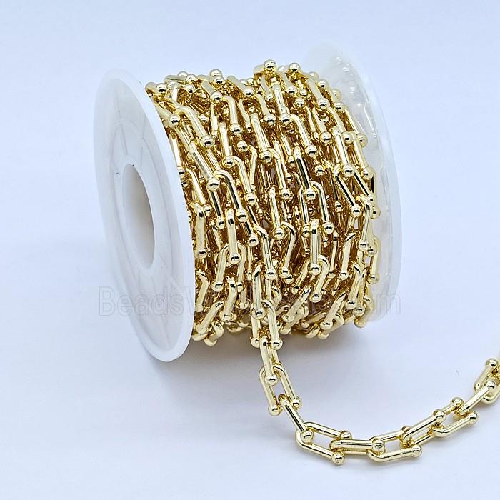 Copper Chain, Gold Plated