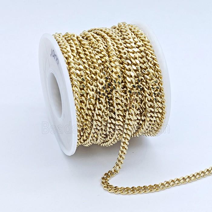 Copper Chain, Gold Plated