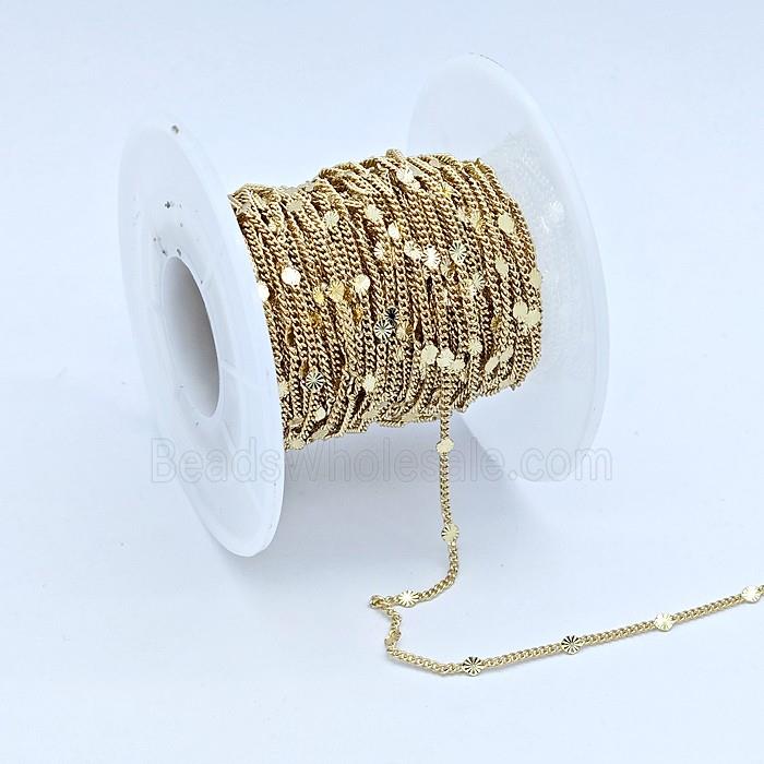 Copper Chain, Gold Plated