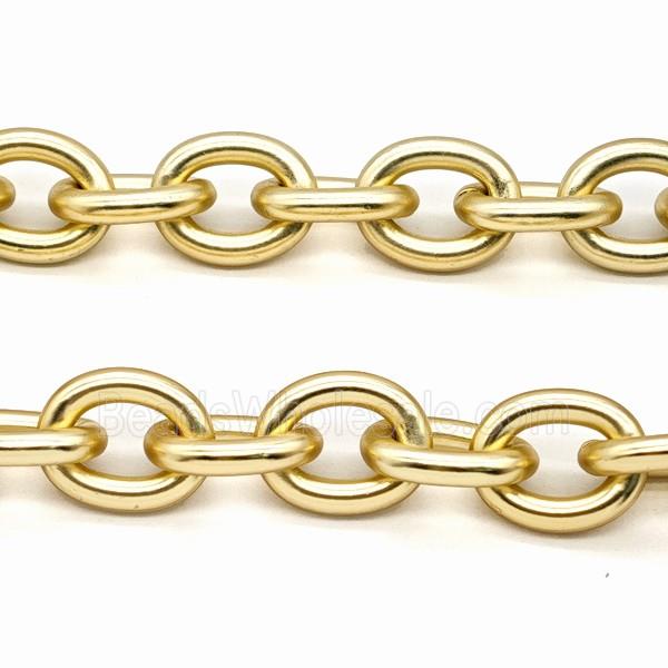 Aluminium Chain Duck Matte Gold
