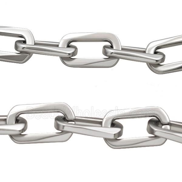 Alloy Chain Matte Silver