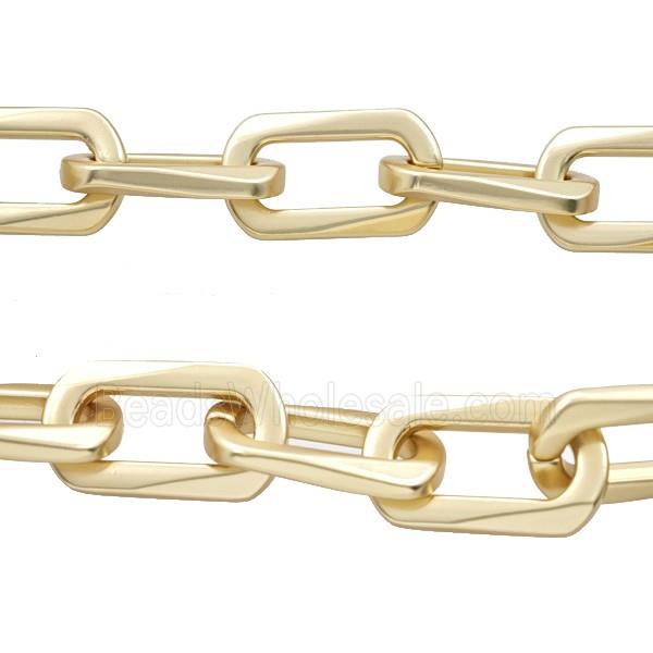 Alloy Chain Matte Gold