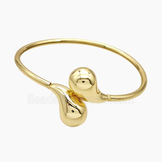 Copper Bangle Gold Plated