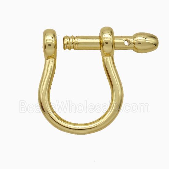 Copper Latchback Earrings Screw Gold Plated