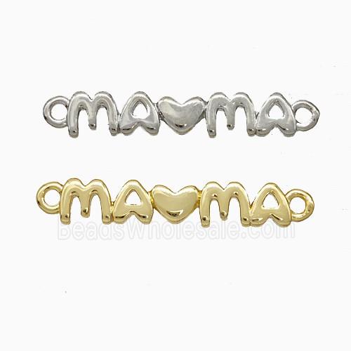 Copper Mama Connector Heart Mixed
