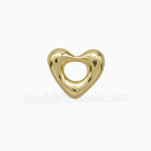 Copper Heart Pendant Gold Plated