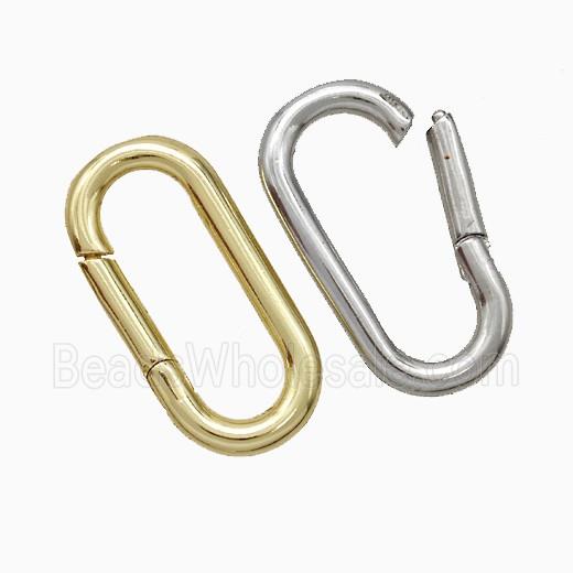 Copper Carabiner Clasp Mixed