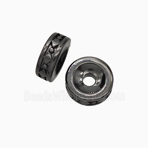 Copper Heishi Beads Black Plated
