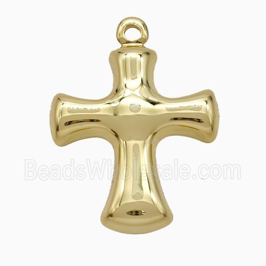 Copper Cross Pendant Gold Plated