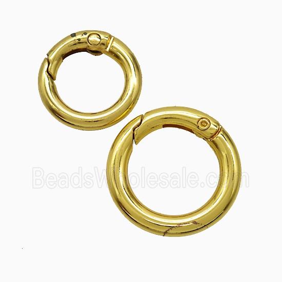 Copper Carabiner Clasp Gold Plated