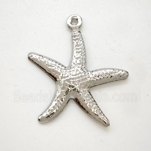Copper Pendant, Platinum Plated