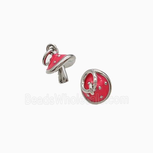 Copper Pendant Pave Zircon, Gold Plated