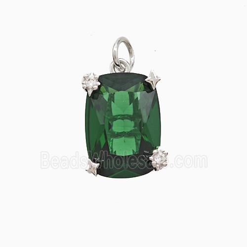 Enamel Copper Pendant, Gold Plated