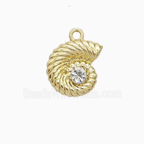 Copper Pendant, Gold Plated