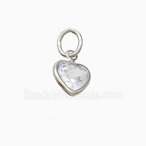 Copper Pendant Pave Zircon, Gold Plated