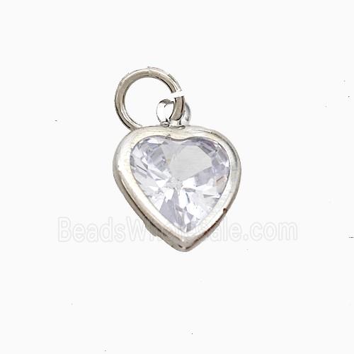 Copper Pendant Pave Zircon, Gold Plated