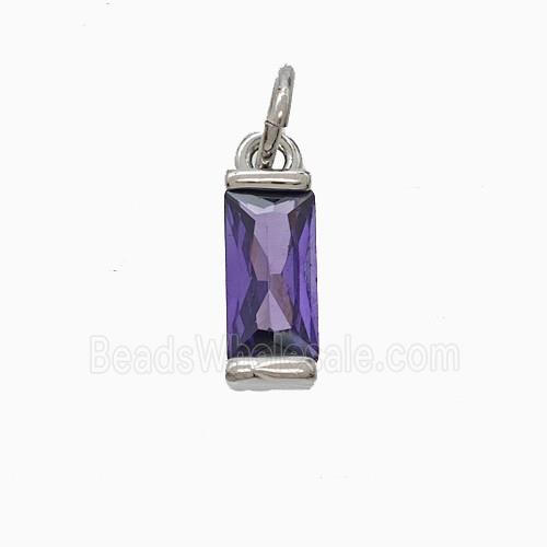 Copper Pendant Pave Zircon, Gold Plated