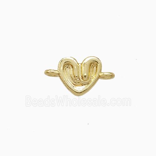 Copper Pendant Pave Zircon, Gold Plated