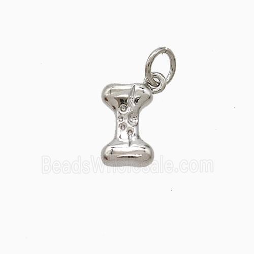 Copper Pendant Pave Zircon, Gold Plated