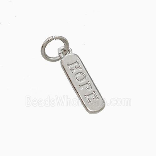 Copper Pendant Pave Zircon, Gold Plated