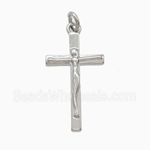Copper Pendant Pave Zircon, Gold Plated