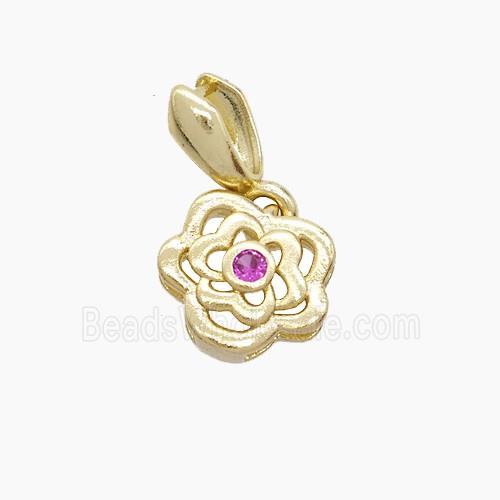 Copper Pendant, Gold Plated