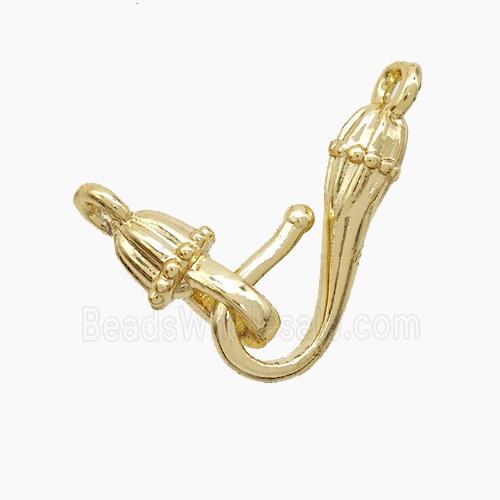 Copper Clasp Gold Plated