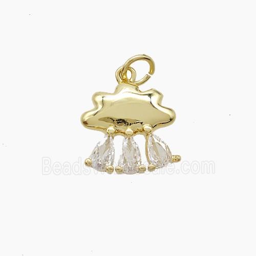 Copper Pendant, Gold Plated