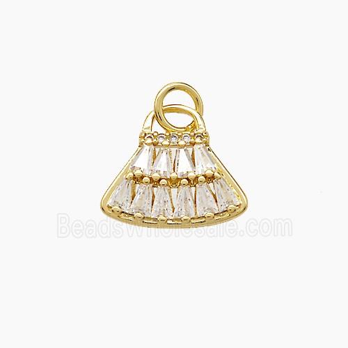 Copper Pendant, Gold Plated