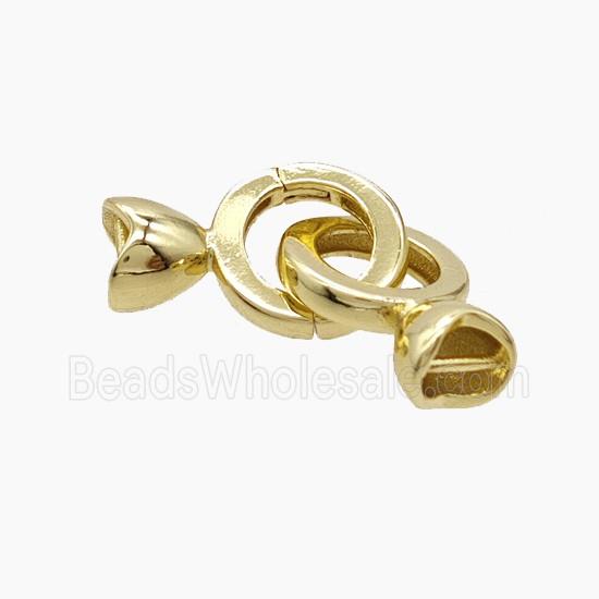 Copper Pendant, Gold Plated