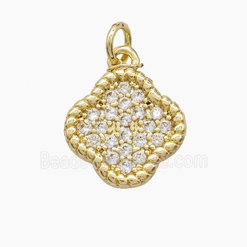 Enamel Copper Pendant, Gold Plated