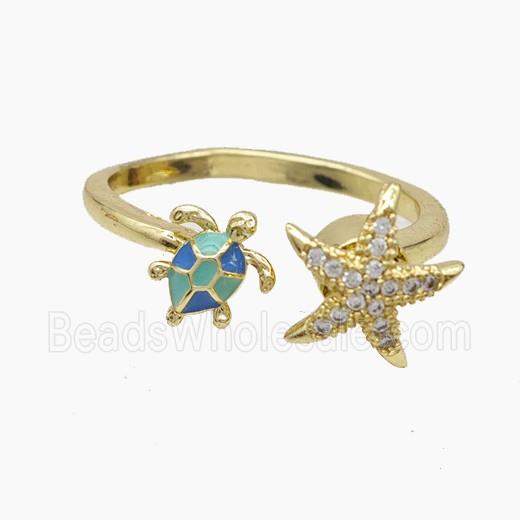 Copper Pendant Pave Zircon, Gold Plated