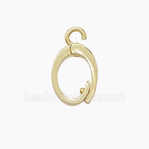 Copper Clasp Bail Gold Plated
