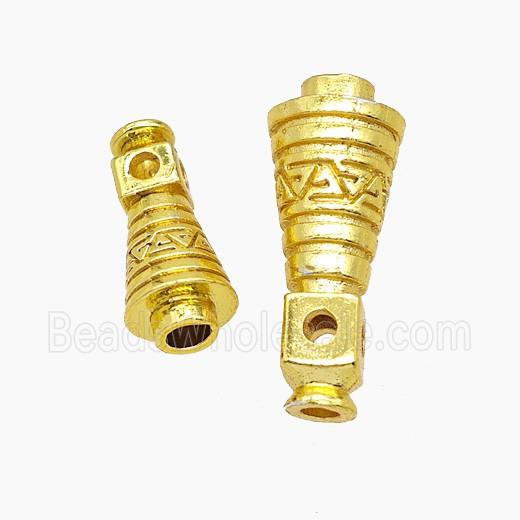 Copper Guru Beads Gold Plated