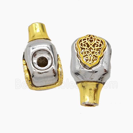 Tibetan Style Copper Guru Beads Antique Silver Gold