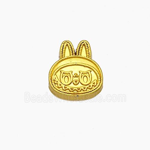 Copper Rabbit Beads Gold Plated