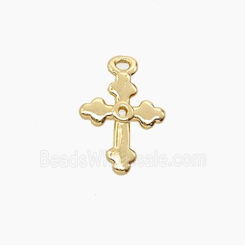 Copper Cross Pendant Gold Plated