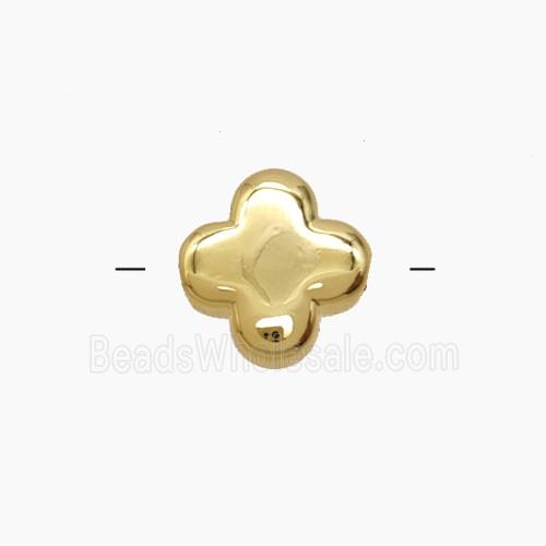 Copper Cross Beads Gold Plated