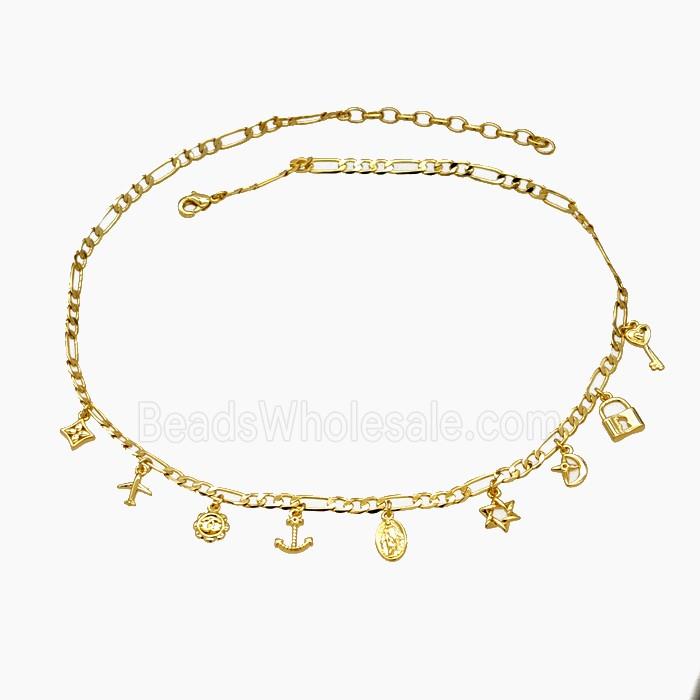 Copper Necklace 18K Gold Plated