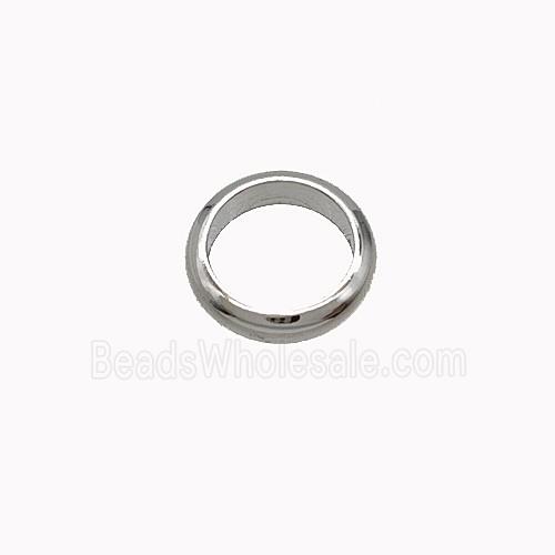 Copper Jumprings Closed Platinum Plated