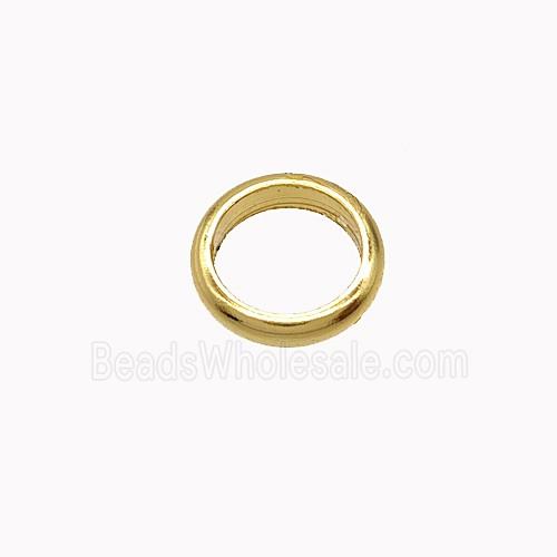 Copper Jumprings Closed Gold Plated