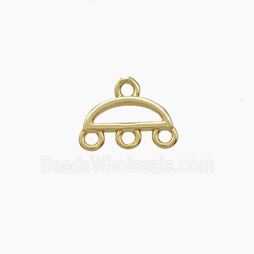 Copper Car Pendant Gold Plated