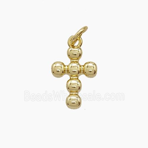 Copper Cross Pendant Gold Plated