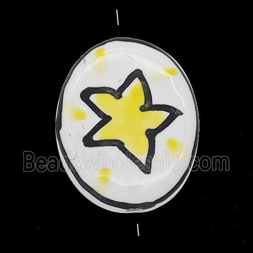 Resin Bead, Gold Plated