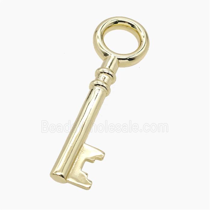 Copper Key Pendant Gold Plated