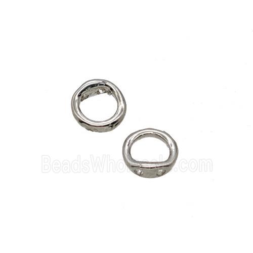 Copper Beads Platinum Plated