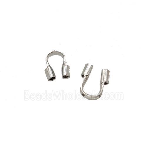 Wire Thimble Protector Copper Platinum Plated